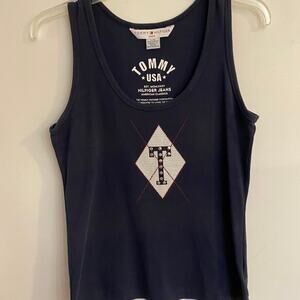 Tommy Hilfiger Navy Tank Top Sz L